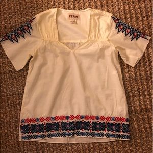 Pepin Embroidered Top
